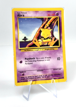 Vintage 1999 Pokemon Abra 43/102 Base Set Card - Image 3