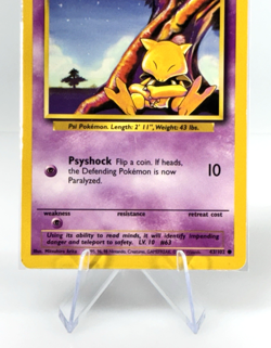 Vintage 1999 Pokemon Abra 43/102 Base Set Card - Image 5