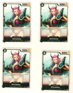 Set Of 4 Ginrummy OP08-086 Common Two Legends One Piece Trading Card - Image 1