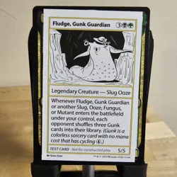 Fludge, Gunk Guardian Playtest - MB2 - NM - MTG Magic - Image 1