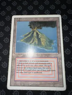MTG ~ Volcanic Island ~ HP ~ Revised - Image 1
