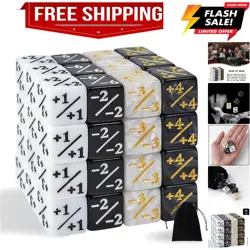 48 Pieces MTG Dice Counters Token Dice, Magic The Gathering Glitter Sparkle, ... - Image 1