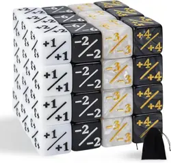 48 Pieces MTG Dice Counters Token Dice, Magic The Gathering Glitter Sparkle, ... - Image 3