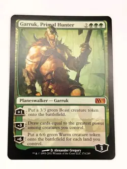 MTG Garruk, Primal Hunter LP Magic 2012 M12 - Image 1