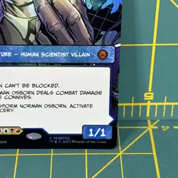 Norman Osborn Borderless Foil M 0220 Marvel Spider-Man MTG Mythic Green Goblin - Image 5