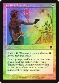 Apocalypse MTG FOIL Orim's Thunder Magic - Image 1