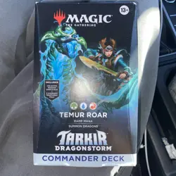 Tarkir Dragonstorm Temur Roar Commander Deck MTG Collectible Card Game (sealed) - Image 1