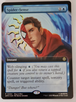 MTG Spider-Man - Spider-Sense Extended Art Foil Promo P 0284 Limited Edition - Image 1