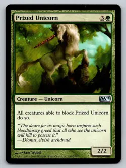 MTG Prized Unicorn (M11) Regular - Image 1