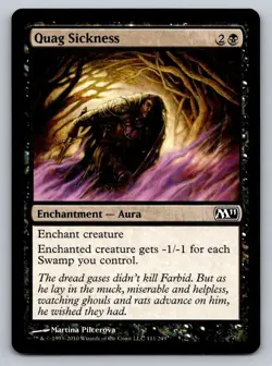 MTG Quag Sickness (M11) Regular - Image 1
