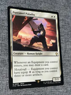 Puresteel Paladin FIC 0250 MTG Commander Final Fantasy Non-Foil NM/M - Image 1