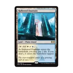 WOTC MtG Ravnica Allegiance Hallowed Fountain (R) NM - Image 1
