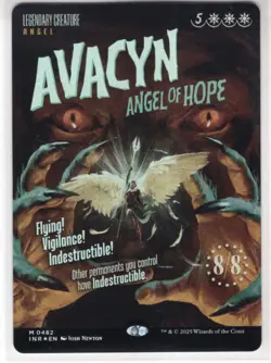 MTG Innistrad Remastered Foil Poster Card #482 Avacyn, Angel of Hope - Image 1