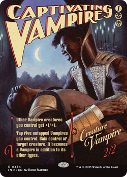 MTG Innistrad Remastered Poster Card #484 Captivating Vampire - Image 1