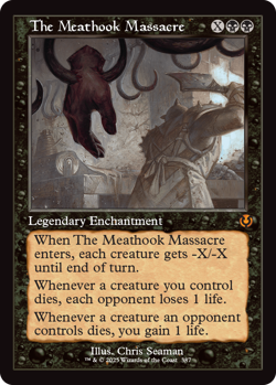 MTG Innistrad Remastered Retro Frame Card #387 The Meathook Massacre - Image 1