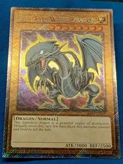 YuGiOh Cards - Blue-Eyes White Dragon - RA04-EN108 **Near Mint** 7th Art - Image 3