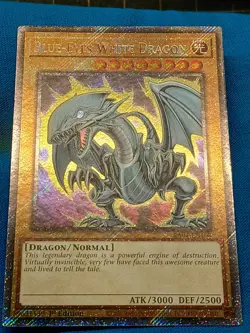 YuGiOh Cards - Blue-Eyes White Dragon - RA04-EN108 **Near Mint** 7th Art - Image 5
