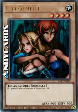 ELFI GEMELLI • (Gemini Elf) • Ultra R • LART IT039 • Lim • Yugioh! • ANDYCARDS - Image 1