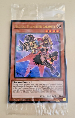 YuGiOh Magical Musketeer Calamity LART-EN077 (Sealed) - Image 1