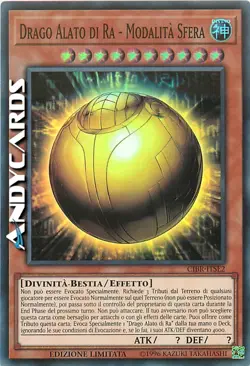 DRAGO ALATO DI RA - MODALITA SFERA • Super R • CIBR ITSE2 • Lim • Yugioh! - Image 1