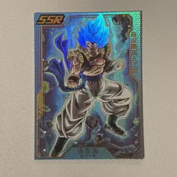 Super Saiyan Blue Gogeta Dragon Ball Z Thick Textured Holo Foil SSR Card DBZ CCG - Image 5
