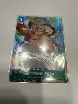 Scratchmen Apoo EB01-015 Full Art PRB-02 ONE PIECE CARD - Image 1