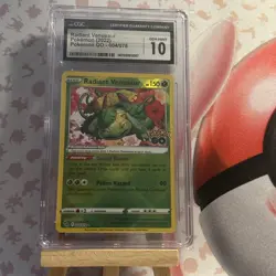 Pokemon Go Radiant Venusaur Holo Card 004/078 CGC 10 Gem Mint - Image 1