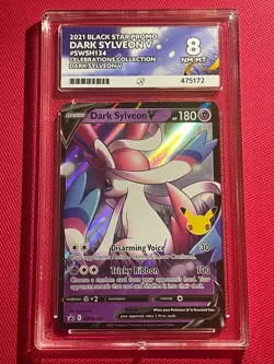 2021 Pokemon Celebrations Dark Sylveon V Black Star Promo Card SWSH134 - Ace 8 - Image 1