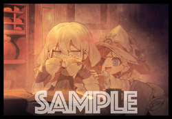 Yu-Gi-Oh Elzette of the White Forest Astellar doujin Card Sleeve Protector - Image 1