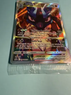SEALED Lucario VSTAR SWSH291 Promo Cards Holo Pokemon Card - Image 2