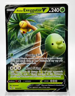 Pokemon Card 2022 Pokemon GO Alolan Exeggutor V 005/078 - Image 1