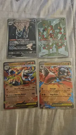Shuckle 136/132 Me01: Mega Evolution Holo Plus More Cards NM To MINT 8 CARDS - Image 1