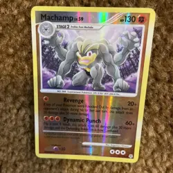 Machamp 31/130 Reverse Holo Rare Diamond & Pearl Base Set Pokemon TCG Card - Image 2