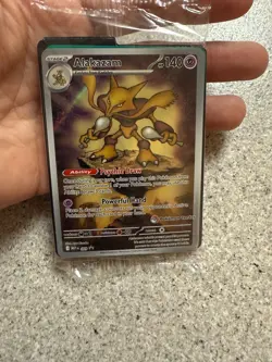 Pokemon Center Stamped Promo Card Alakazam 009 PROMO. SEALED - Image 2