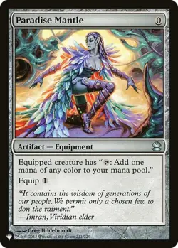 Paradise Mantle - The List Light Play, English Magic the Gathering MTG The List - Image 1