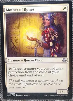 1 x Mother of Runes Duel Decks: Elspeth vs. Kiora Regular nm-8, nearly perfect. - Image 1