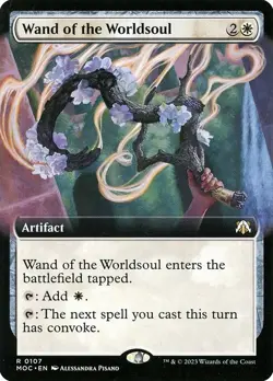 Wand of the Worldsoul - March Of The Machine Extended Art Regular MTG-NM - Image 1