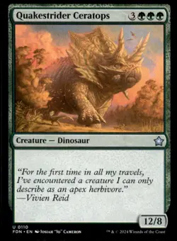 Quakestrider Ceratops Foundations Regular - Image 1