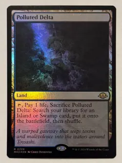 Polluted Delta Foil - Modern Horizons 3 MTG Magic the Gathering - Image 1