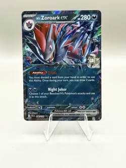 Pokemon TCG Journey Together N's Zoroark ex Double Rare 098/159 NM - Image 1