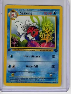 Damaged Pokemon TCG Jungle Seaking 1st Edition Non Foil 46/64 - Image 1