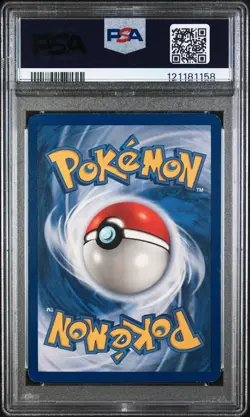 Pokemon Haunter Fossil Holo Rare #6 INK STAIN MISPRINT ERROR 6/62 PSA 6 EX Mint - Image 2