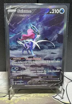 Suicune V GG38/GG70 - Crown Zenith Galarian Gallery Pokemon TCG - NM - Image 1