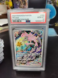 2023 POKEMON SCARLET & VIOLET PARADOX RIFT 192/182 VELUZA - PSA 10 - GEM MINT - Image 1