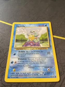 Squirtle Non-Holographic Common 95/110 Pokemon TCG Legendary Collection NM - Image 3