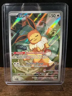 Pokemon Center Eevee Stamped Promo Prismatic Evolutions PC ETB Exclusive SVP 173 - Image 1