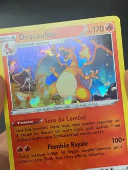 CARTE POKEMON DRACAUFEU 025/185 FR HOLO MOSAIQUE EB VOLTAGE ECLATANT - NM/M - Image 2