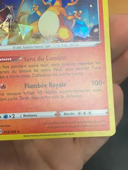 CARTE POKEMON DRACAUFEU 025/185 FR HOLO MOSAIQUE EB VOLTAGE ECLATANT - NM/M - Image 3
