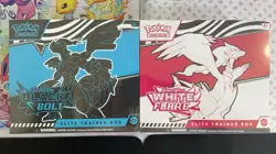 Pokemon TCG Scarlet & Violet Black Bolt And White Flare ETB Combo (1 Of Each) - Image 1
