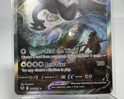 Lugia V ( Alternate Full Art ) Ultra Rare 186/195 Silver Tempest DAMAGED - Image 3